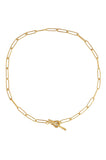 Ribbon Necklace - Gold