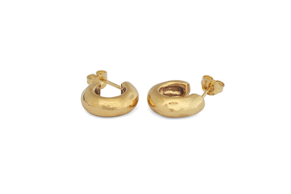 Mini Roly Poly Hoops - Gold