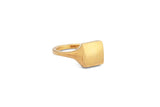 Square Signet - Gold