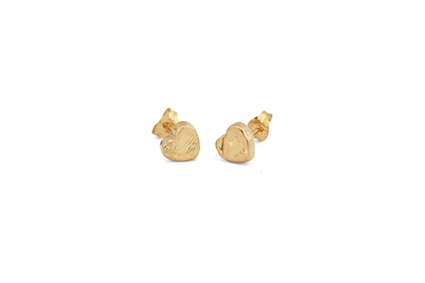 Sweetheart Studs - Gold