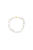 Keshi Pearl Bracelet - Gold