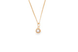 Sunken Necklace Pearl - Gold